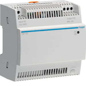 hager Teholähde hager tgf120 230vac/48vdc 2a din