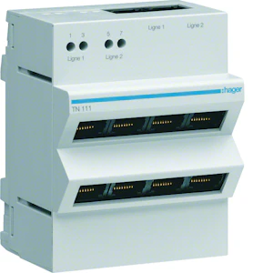 undefined Haaroitin tn111 2 tuloa/2x4xrj45 lähtöä