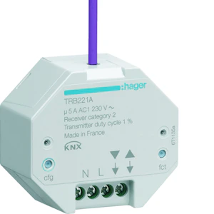 hager Lähtöyksikkö knx hager trb221a 1x6a pv v r jseka