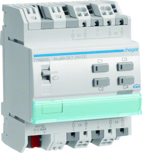hager Persiennaktor 4 utg 24v