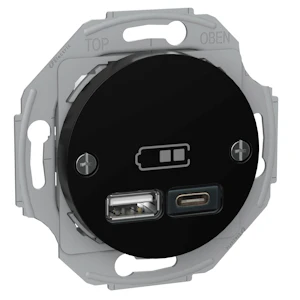 schneider electric Telerasia renova usb-lataus pr a+c 2,4 a mus