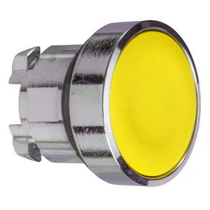 schneider electric Lamptryckknapp gul gummitätn