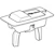 ido Wc-varaosa ido z6204100001 1-t painike kromi