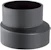 geberit Supistusyhde geberit pe 75x40mm lyhyt epäkesko