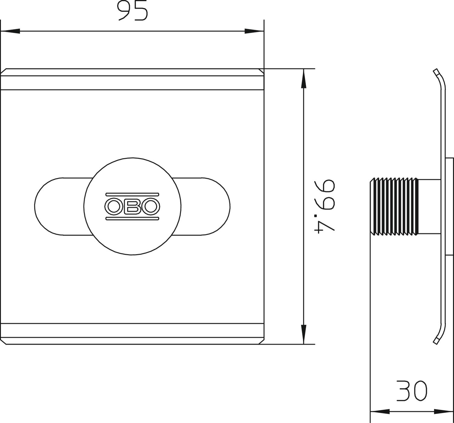 obo bettermann Adapteri obo trayfix