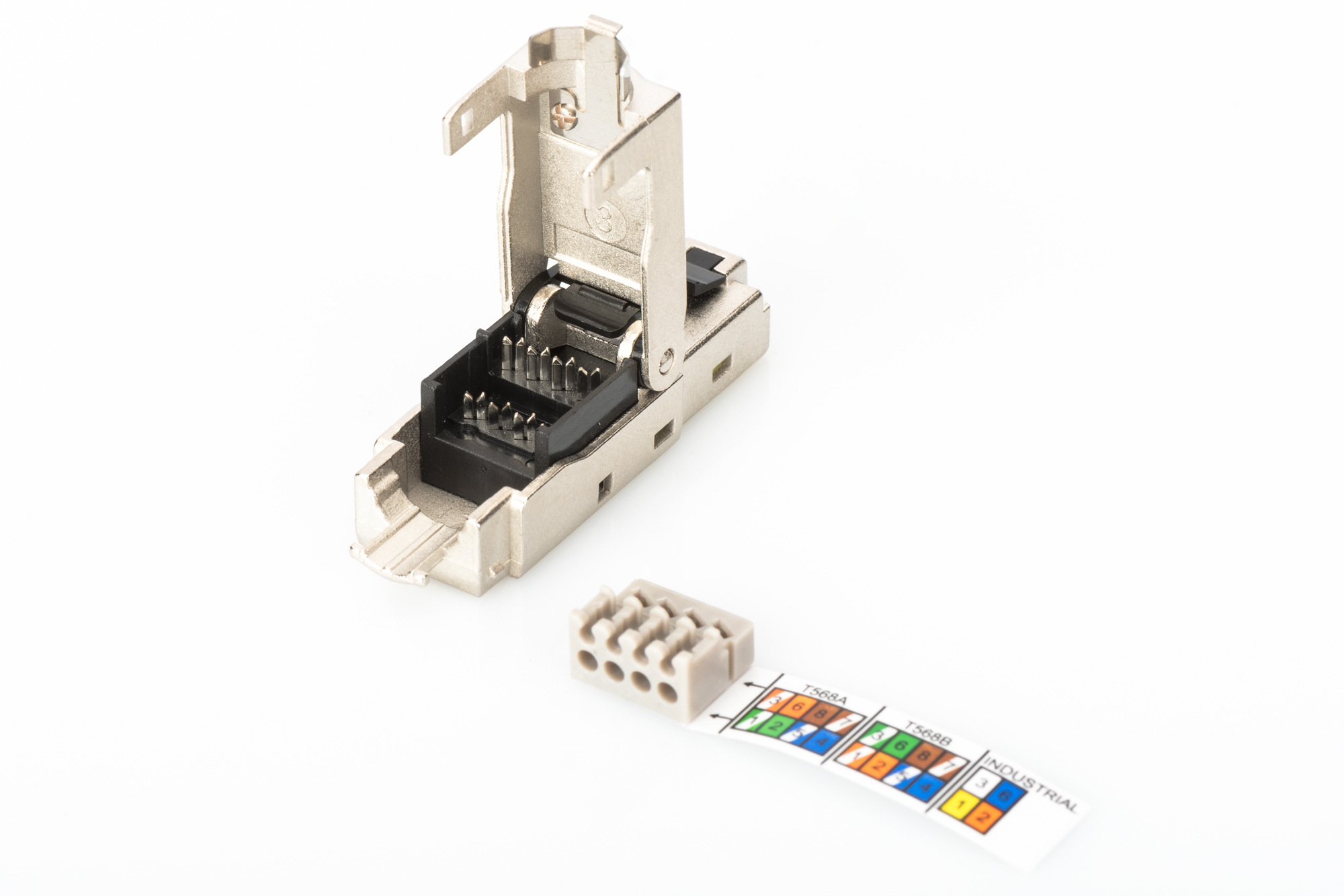 digitus Liitin-cat6a rj45 kenttäliitin cat6a stp