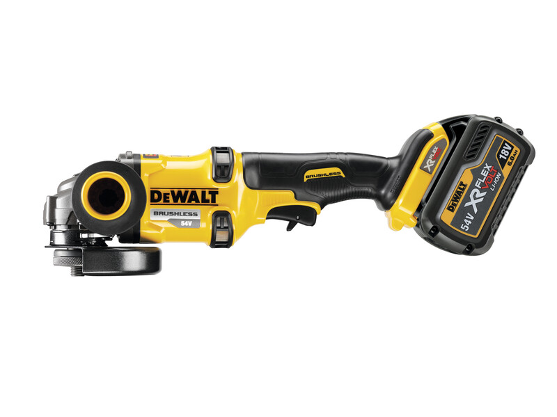 AKKUKULMAHIOMAKONE DEWALT 54V XR FLEXVOLT 125MM 2X6,0AH