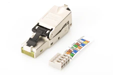 LIITIN-CAT6A RJ45 KENTTÄLIITIN CAT6A STP
