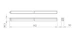 philips Runkovalaisin ledinaire batten bn013c led14s/830 l900