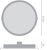 ledvance Alasvalo downlight eco dl ip44 dn215 24w/830 2400lm