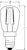 osram Led päron 5 klar 824 e14