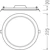 ledvance Alasvalo dl slim dn210 18w/4000k wt