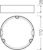ledvance Pinta-asennuskehys dl slim frame dn155 wt