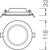 ledvance Alasvalo ledvance dl slim dn105 6w/3000k wt