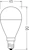 osram Led-lamppu parathom cl p 60 8w/827 fr e14