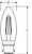 ledvance Kynttilälamppu performance clb 2,5w/827 250lm b22d cl