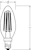 osram lamput Kynttilälamppu parathom+ clb 40 4w/827 fil act-rel e14