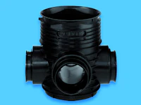 TILLSYNSBRUNN TP2-400/160 90° WAVIN TEGRA, PP