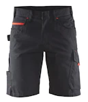 SHORTSIT BLÅKLÄDER 1499 13309956 MUSTA/PUNAINEN C58
