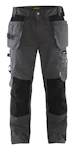 HOUSUT BLÅKLÄDER 1555 18609899 T HARMAA/MUSTA D112