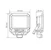 esylux Valonheitin sun afl led 50w 3k must