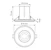 esylux Läsnäolotunnistin esylux pd-flat-e 360i/8 rw valonm.