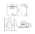 esylux Läsnäolotunnistin esylux pd-flat-s 360i/8 sw dali