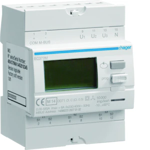 hager Energiamittari ec379m 3v vm m-bus mid lk1