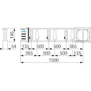 schneider electric Element 1,5m 250a
