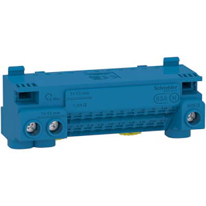 schneider electric Nollplint med 24 anslutningar