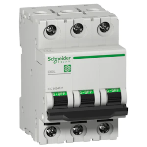 schneider electric Minibrytare m9 c60l 3p c2a 25ka