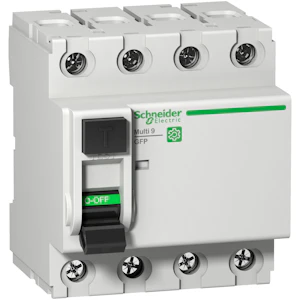 schneider electric Jordfelsbrytare m9 4p 63a 26ma a-si