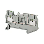 PUSH-IN FRÅNSKILJARPLINT 25MM² GRÅ