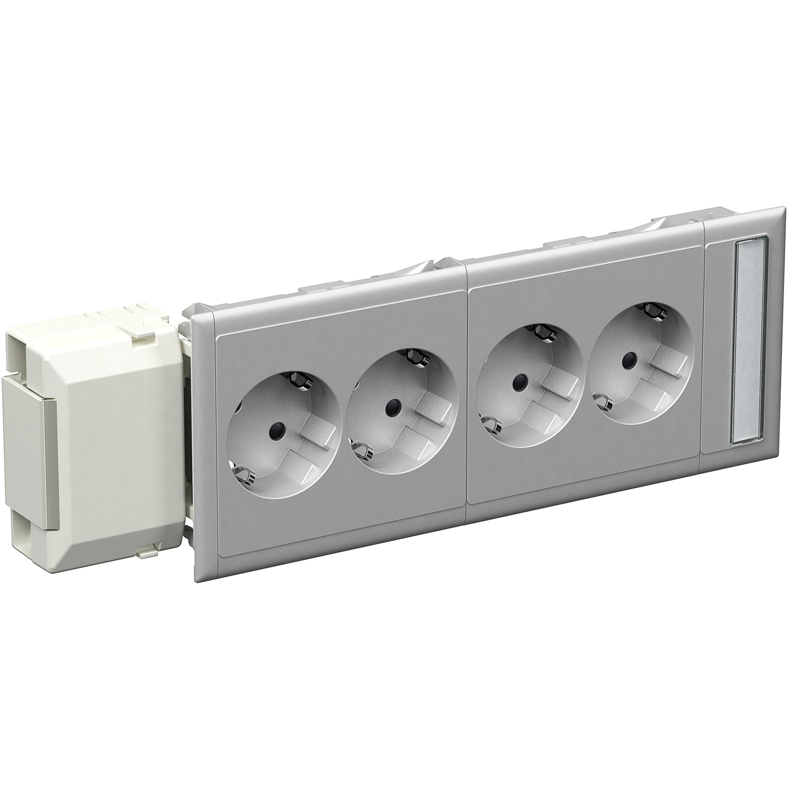 UTTAG CYB-PS 2X2-V PLINT/M-FÖ ALU-M