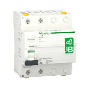 schneider electric Jordfelsbrytare a9 2p 16a 30ma b ev