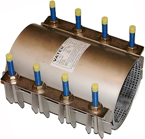 ulefos Rep.muff rs2 420-440 mm dubbelband l=600 rf