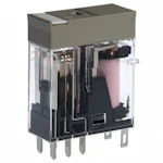 PISTOKANTARELE OMRON G2R-2-SN, 2vk, 5A, 230VAC LED