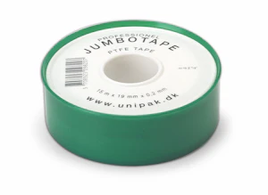 unipak Gängtejp 19mm x 15m tjocklek 0,2mm jumbotape
