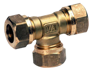 vatette T-rörskoppling 15 mm, va 1166