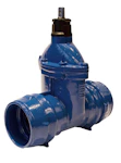 SLUSSVENTIL ESCO -90/80 S-2840, PVC-MUFF, PN16