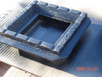 PASSRAM F. SLUSSVENTILBETÄCKN. F 2933 H=40MM