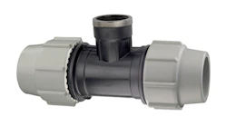 KOPPLING PE T-RÖR -25XR25 PLASSON 7140 PN10 PE-INV.GG-PE
